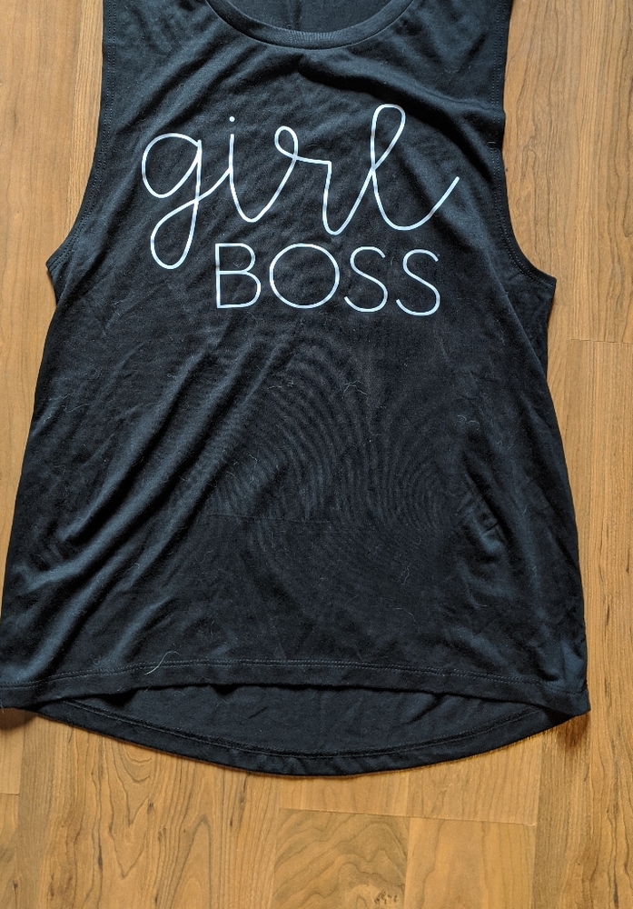 "Girl Boss" Bella Tank (Size : Medium)